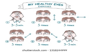 Eye Exercises Images, Stock Photos &amp; Vectors | Shutterstock